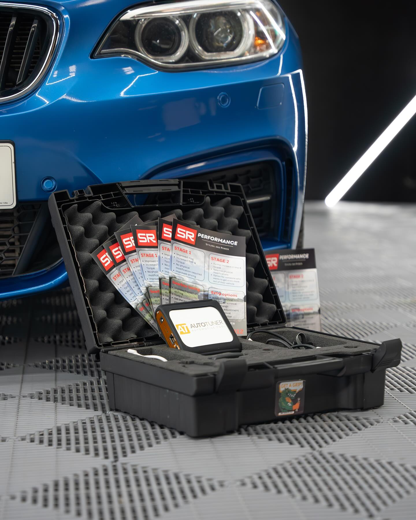 Remapping kit in front of car